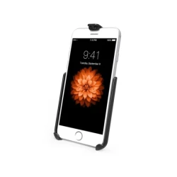 Gerätehalteschale für Apple iPhone 6/7 (ohne Schutzhüllen/-gehäuse) - Diamond-Anbindung (Trapez), Schrauben-Set
