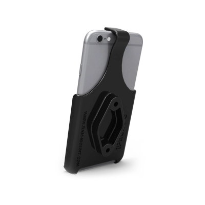 Gerätehalteschale für Apple iPhone 6/7 (ohne Schutzhüllen/-gehäuse) - Diamond-Anbindung (Trapez), Schrauben-Set