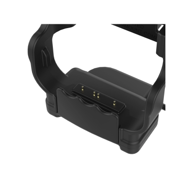 Halteschale mit Stromversorgung für Panasonic Toughbook FZ-N1 / FZ-F1 - abschließbar (Zahlenschloss), AMPS 2-Loch-Aufnahme