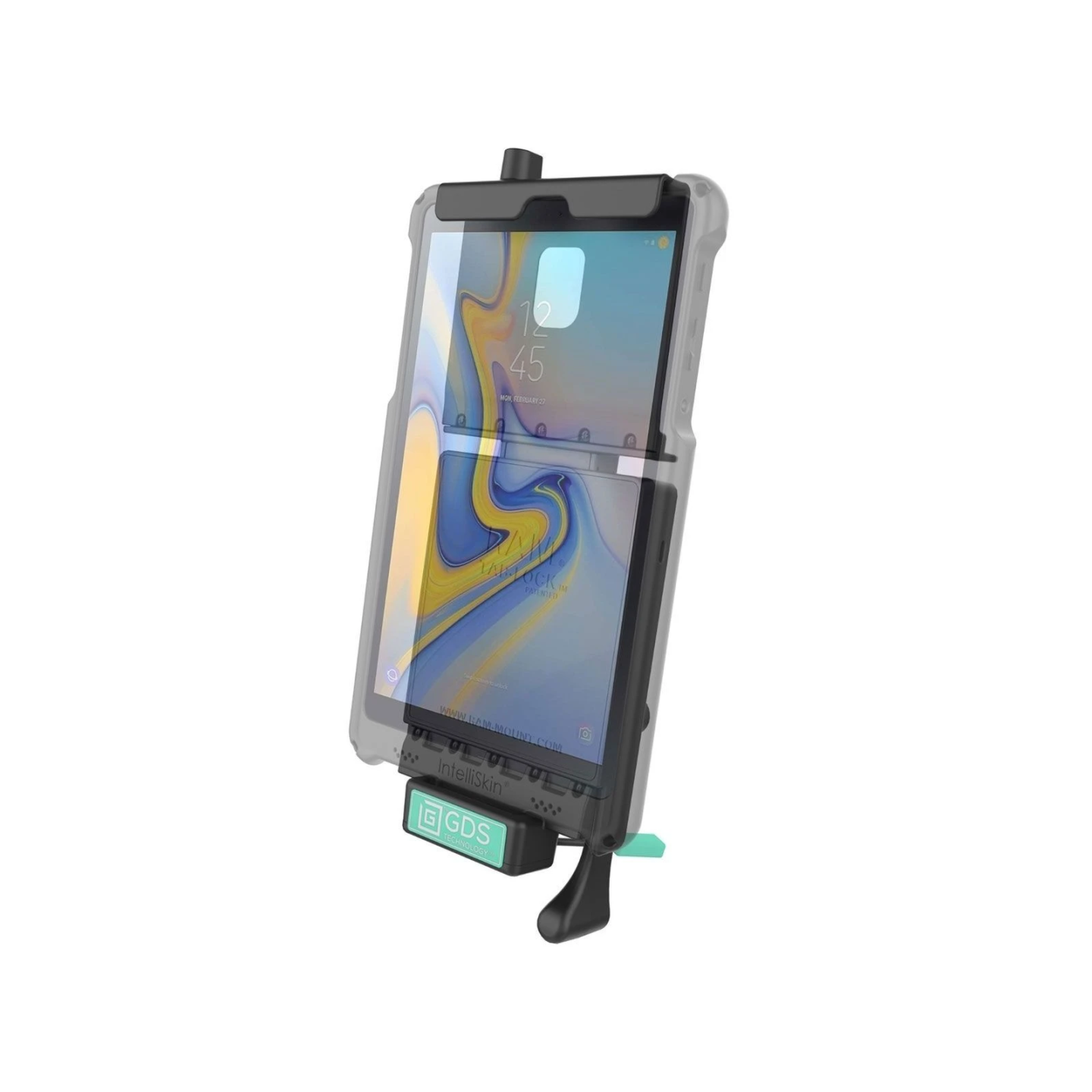 GDS docking station Galaxy Tab A (10.5) in IntelliSkin charging/protective cases - lockable, power connection, AMPS holder