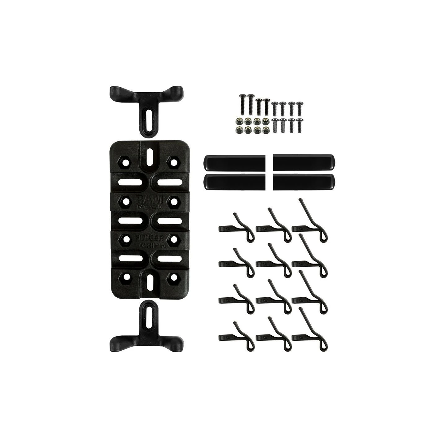 Universal cradle for small electronic devices - Diamond connection (trapezoid), screw set