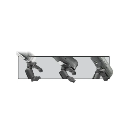 Adapter für diverse Garmin Handgeräte inkl. Diamond-Basisplatte (Trapez) -  (1 Zoll), Schrauben-Set