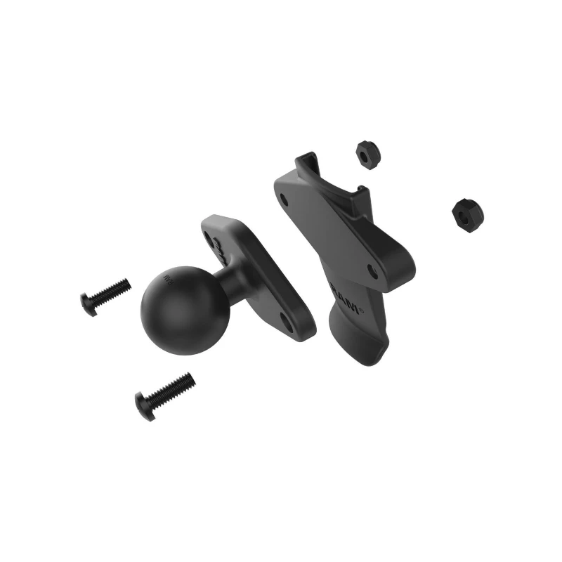 Adapter für diverse Garmin Handgeräte inkl. Diamond-Basisplatte (Trapez) -  (1 Zoll), Schrauben-Set