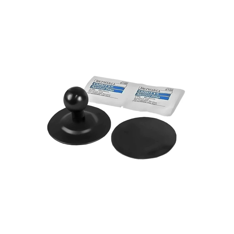 Adhesive plate for smooth surfaces with composite base - (1 inch)