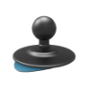 Adhesive plate for smooth surfaces with composite base - (1 inch)