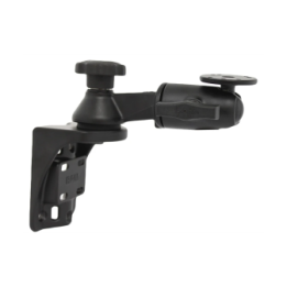Swivel arm for vertical wall mounting with AMPS connection - Vertical base, Octagon connection arm, round base plate