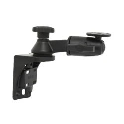 Swivel arm for vertical wall mounting with AMPS connection - Vertical base, Octagon connection arm, round base plate