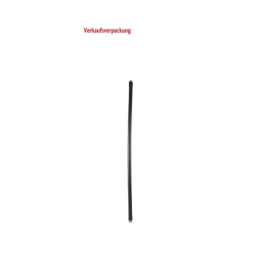 Metal rod (flexible) with composite coating - length approx. 600 mm, 1/4" NPSM thread at both ends