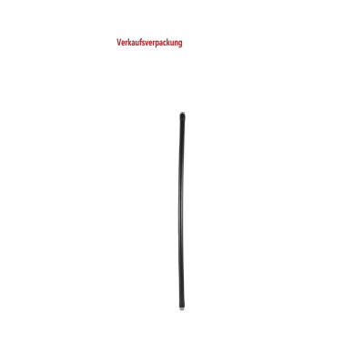 Metallstab (biegsam) mit Verbundstoffummantelung - Länge ca. 600 mm, 1/4" NPSM-Gewinde an beiden Enden