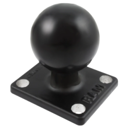 rectangular base plate with enlarged holes - (1.5 inch), 7 mm holes, AMPS