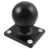 rectangular base plate with enlarged holes - (1.5 inch), 7 mm holes, AMPS