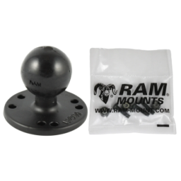 round base plate (AMPS) for Garmin Echo 200/500 - (1.5 inch), screw set