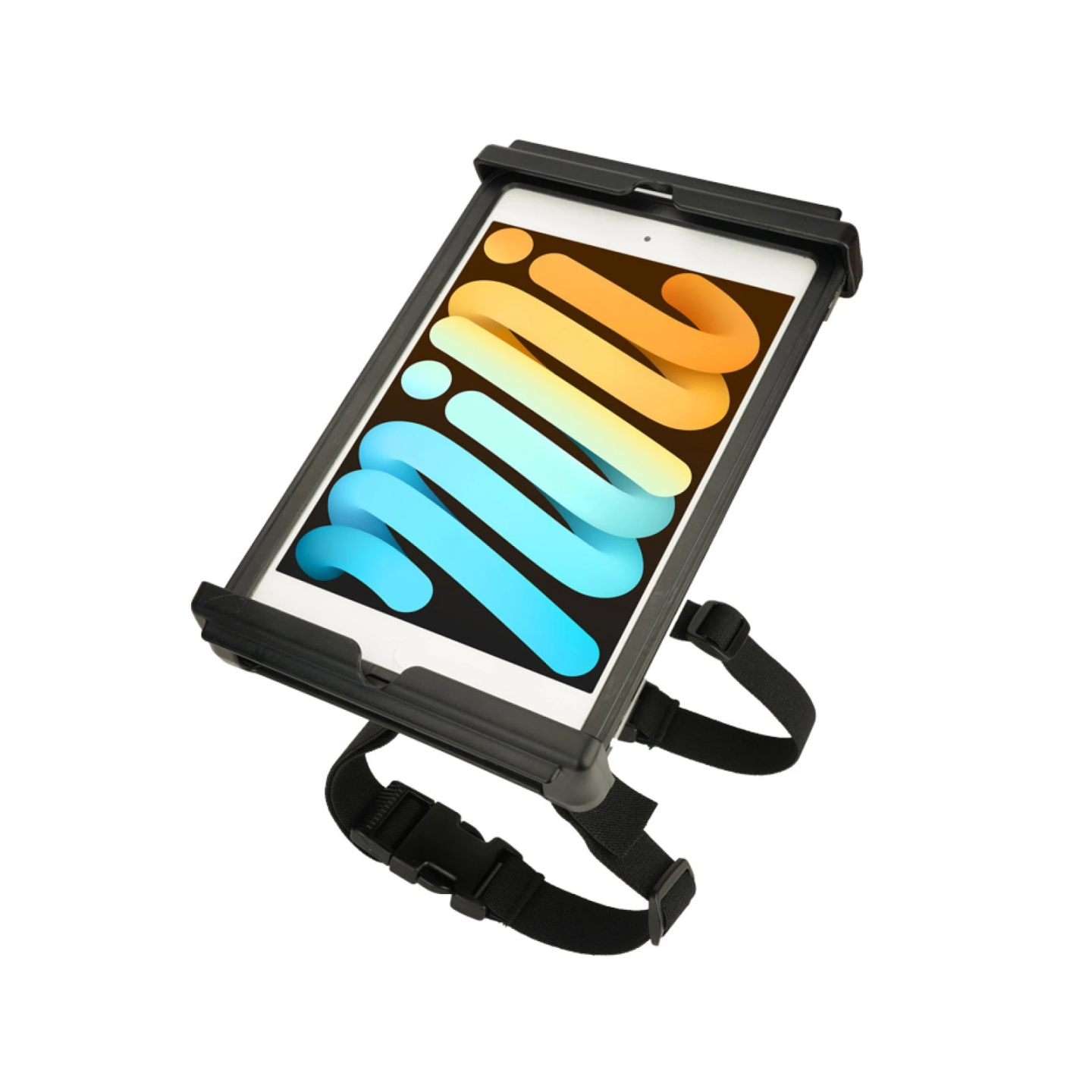 Leg cradle Apple iPad mini 6 with protective cover - Tab-Tite cradle, elasticated straps, Velcro fastener