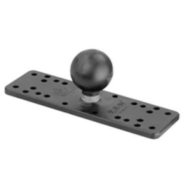 Universal plate for electronic marine devices - 158 x 50 mm, various hole patterns
