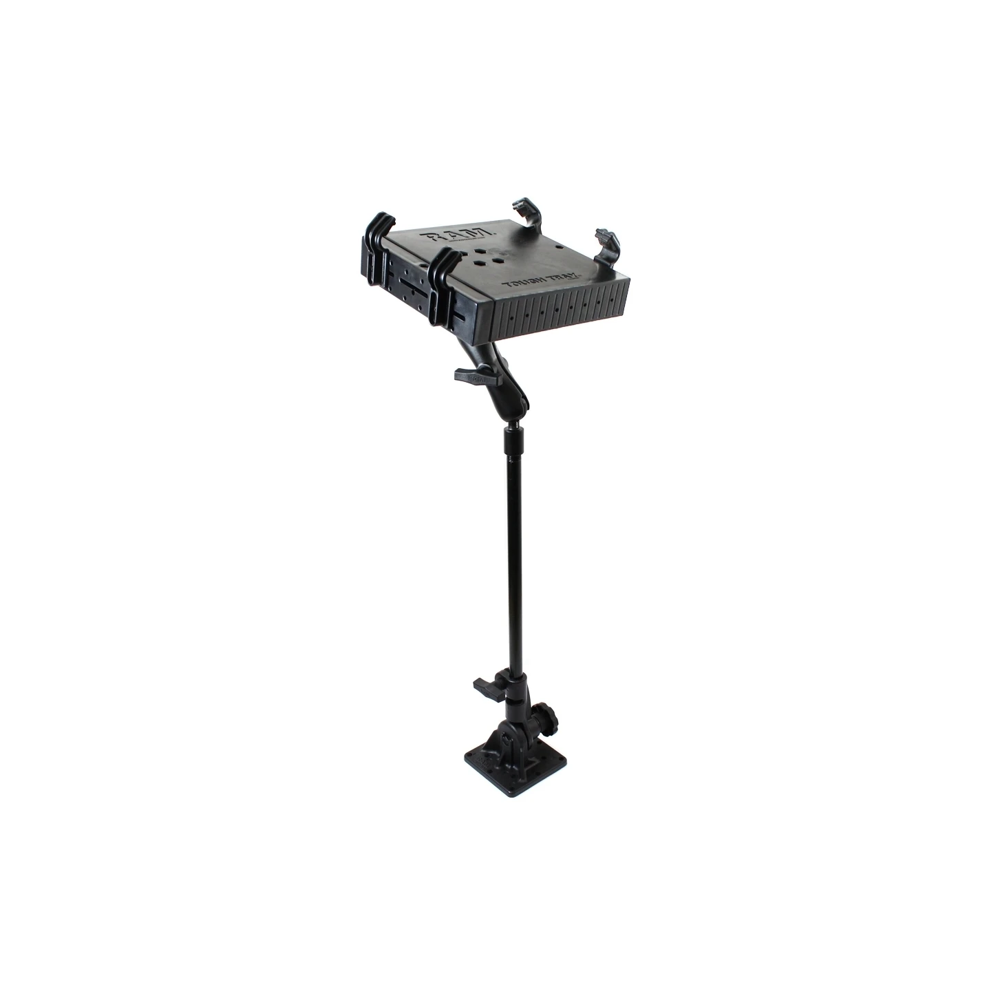 Ratchet vehicle mount for laptops(printers - stand with ratchet system, bar approx. 450 mm, laptop cradle