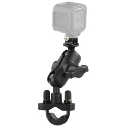 GoPro Kamerahalterung (kurz) für Lenker/Rohre - mit Klemmschelle,  (1 Zoll)