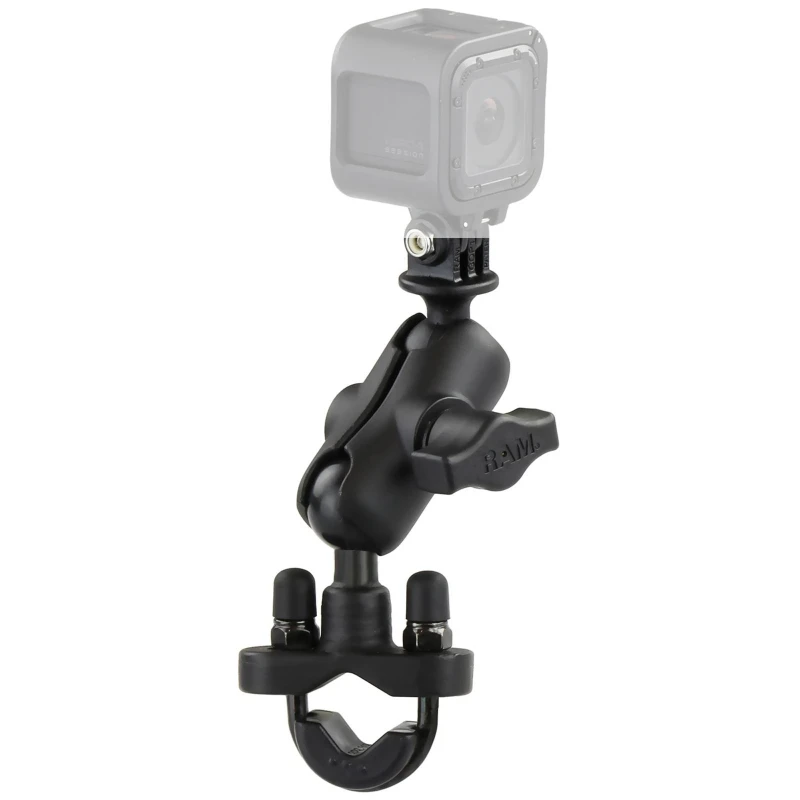 GoPro Kamerahalterung (kurz) für Lenker/Rohre - mit Klemmschelle,  (1 Zoll)