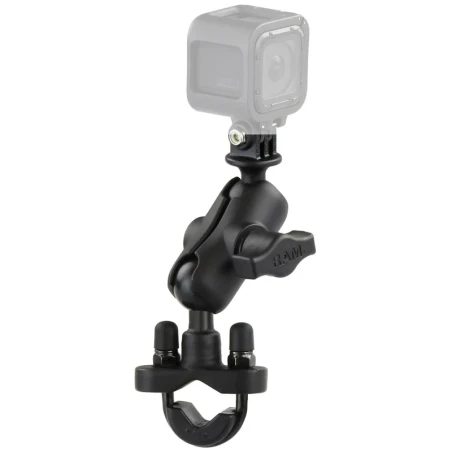GoPro Kamerahalterung (kurz) für Lenker/Rohre - mit Klemmschelle,  (1 Zoll)