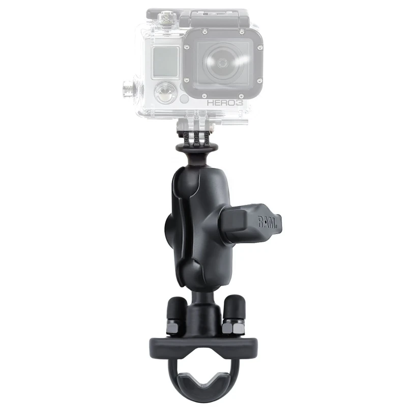 GoPro Kamerahalterung (kurz) für Lenker/Rohre - mit Klemmschelle,  (1 Zoll)