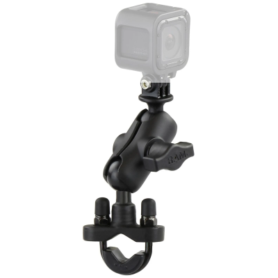 GoPro Kamerahalterung (kurz) für Lenker/Rohre - mit Klemmschelle,  (1 Zoll)