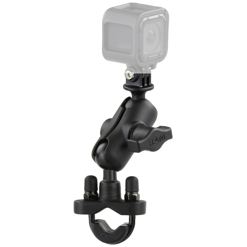 GoPro Kamerahalterung (kurz) für Lenker/Rohre - mit Klemmschelle,  (1 Zoll)