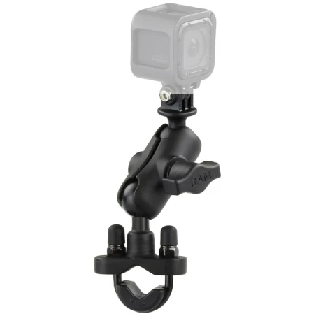 GoPro Kamerahalterung (kurz) für Lenker/Rohre - mit Klemmschelle,  (1 Zoll)