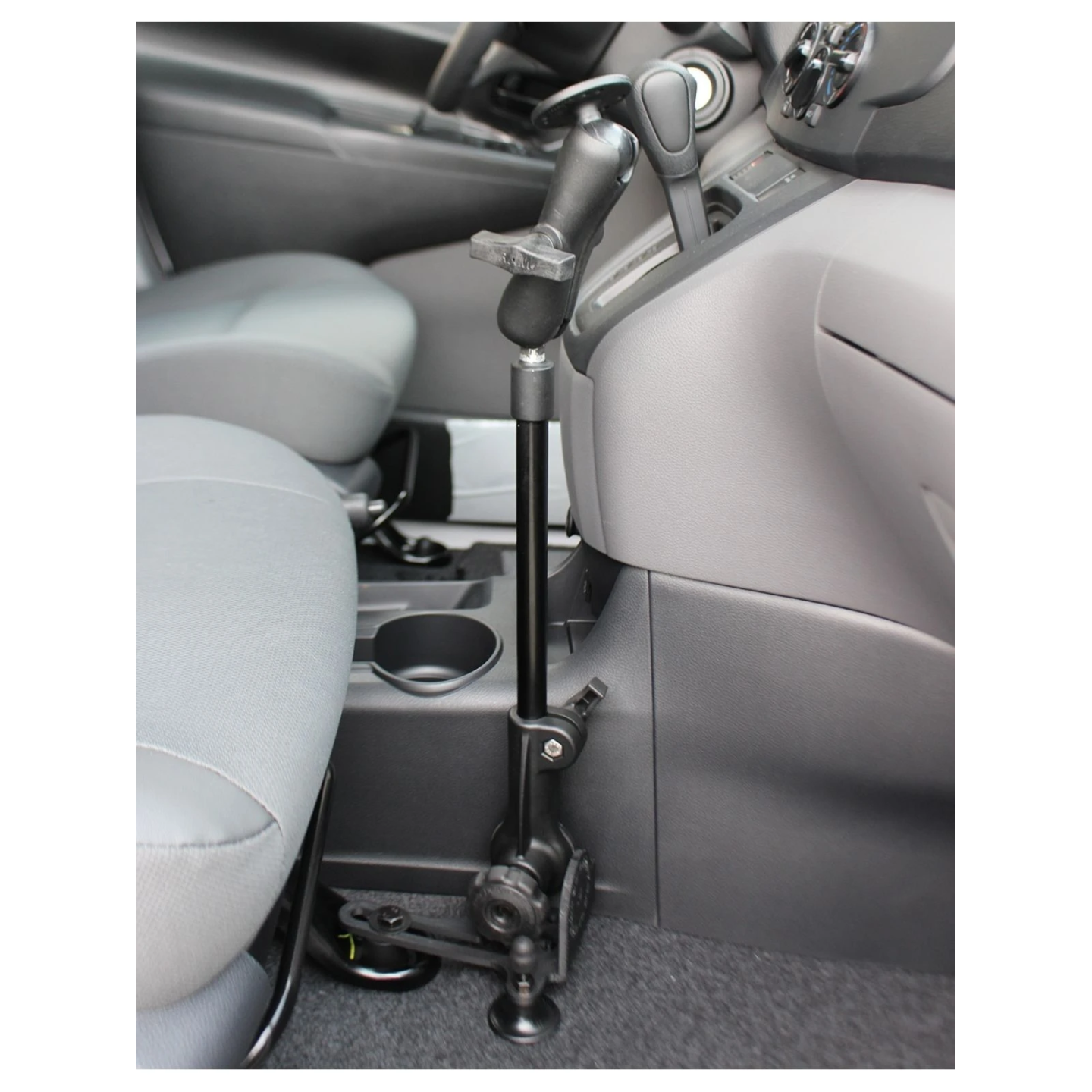 Pod HD universal vehicle attachment with AMPS connection - ratchet system, MAX. 65 CM HIGH, centre connection arm