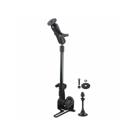 Pod HD Universal Fahrzeughalterung mit AMPS-Anbindung mit zusätzlichem Standfuss - Ratchet-System (revers), max. 80 cm hoch