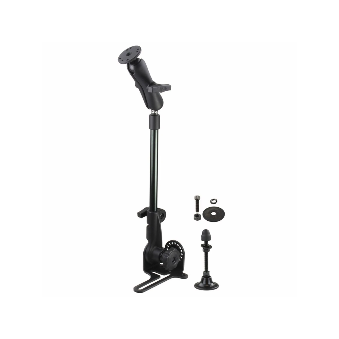 Pod HD universal vehicle mount with AMPS connection with additional stand - ratchet system (reverse), max. 80 cm high