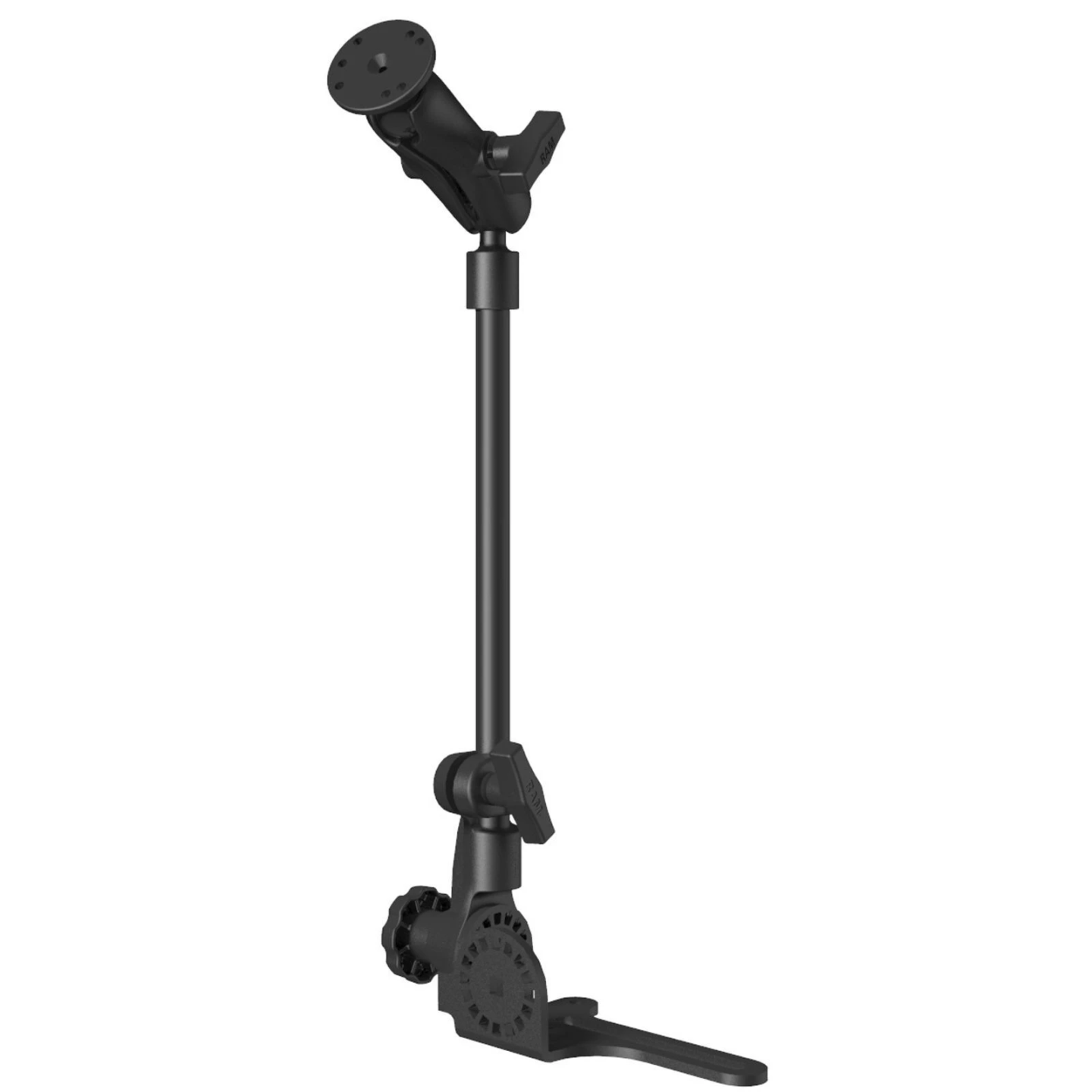 Pod HD universal vehicle mount with AMPS connection - ratchet system, max. 80 cm high, centre connection arm