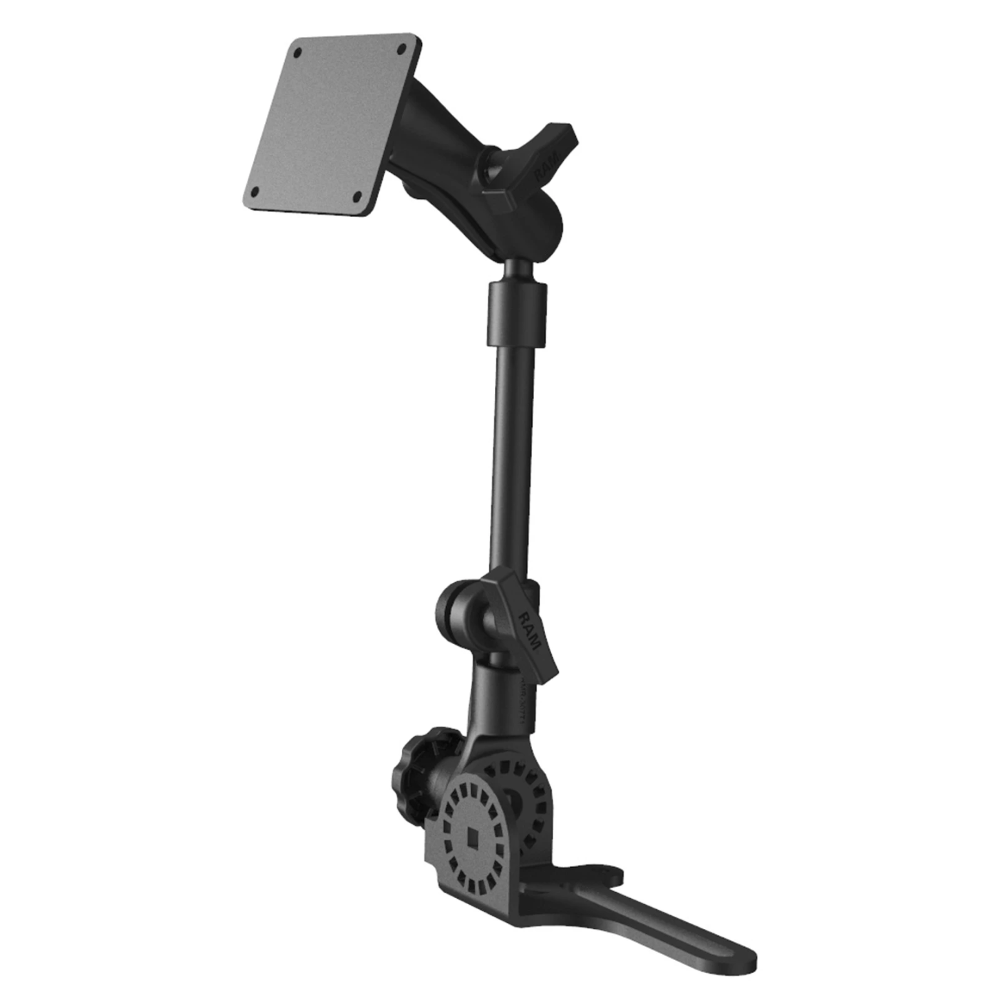 Pod HD universal vehicle mount with VESA connection - ratchet system, max. 80 cm high, centre connection arm