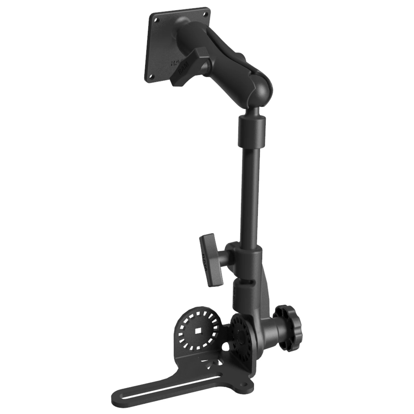Pod HD universal vehicle mount with VESA connection - ratchet system, max. 80 cm high, centre connection arm
