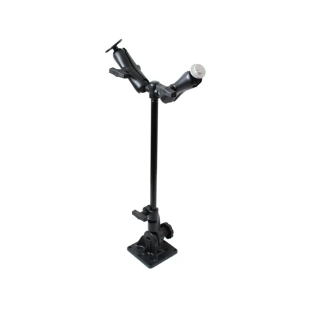 Ratchet Standhalterung mit Doppelhalterung - Stab ca. 450 mm,  Aufnahmen (1,5 Zoll, oben)