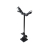 Ratchet stand mount with double mount - rod approx. 450 mm, mounts (1.5 inch, top)