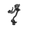 Composite fishing rod holder with track node base (T-slot) - Ratchet system