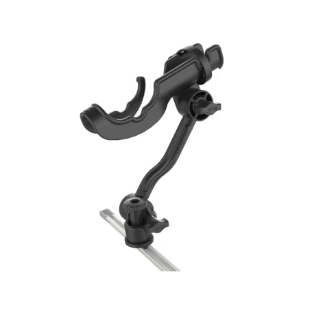 Verbundstoff Angelrutenhalterung mit Track-Node-Basis (T-Slot) - Ratchet-System
