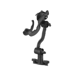Composite fishing rod holder with track connection (T-slot) - Ratchet system