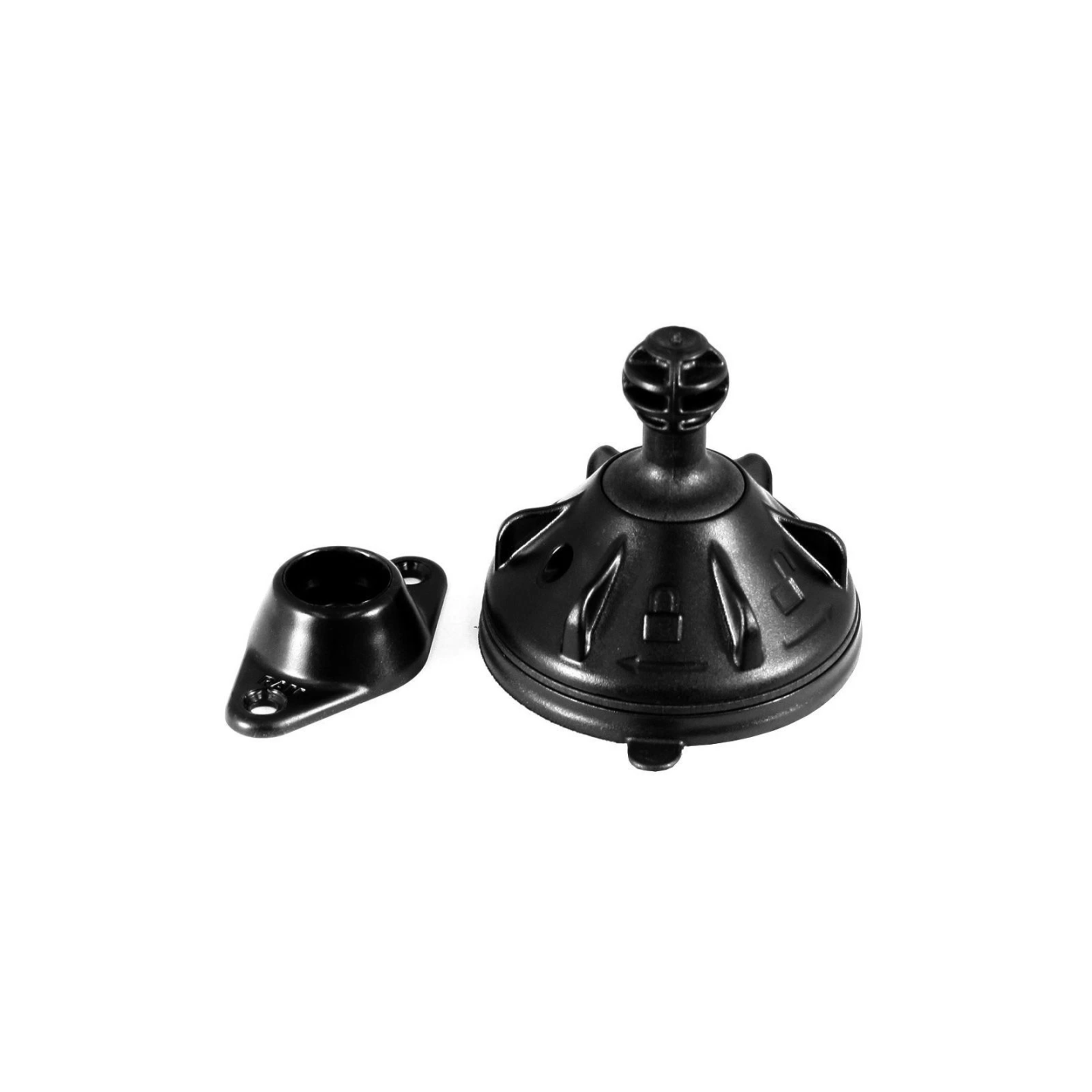 Composite suction cup with Snap Link ball - Diamond connection (trapezoid)