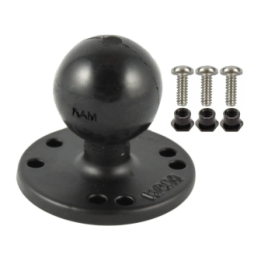round base plate (AMPS) for Garmin marine devices - (1.5 inch), screw set