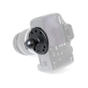 Camera mount for handlebars/tubes with 1/4"-20 grub screw - with clamp, (1 inch)