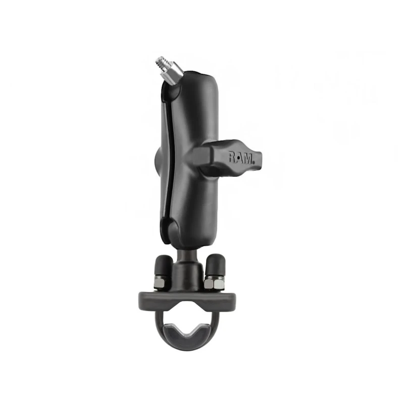 Kamerahalterung für Lenker/Rohre mit 1/4"-20 Gewindestift - mit Klemmschelle,  (1 Zoll)
