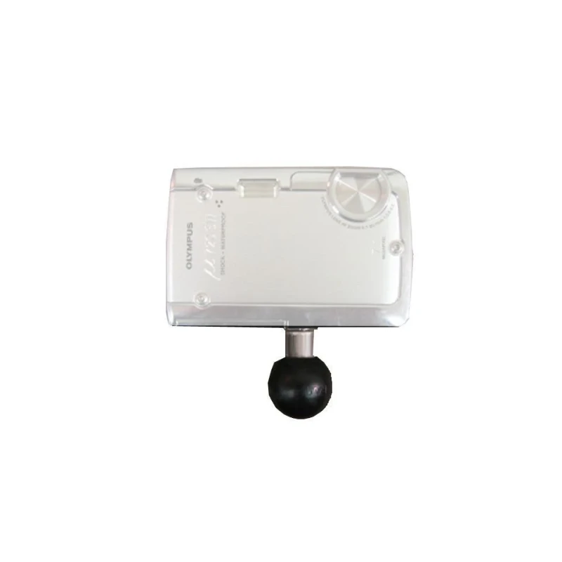 Kamerahalterung für Lenker/Rohre mit 1/4"-20 Gewindestift - mit Klemmschelle,  (1 Zoll)