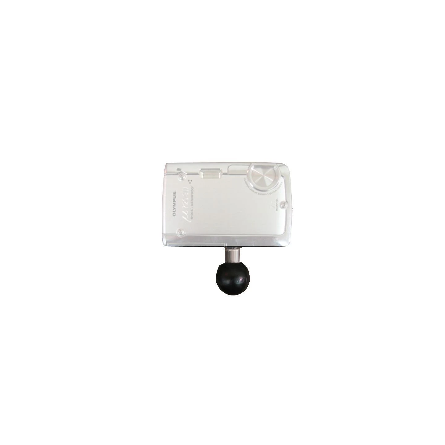 Camera mount for handlebars/tubes with 1/4"-20 grub screw - with clamp, (1 inch)