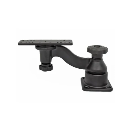 Swivelling arm with universal plate for marine GPS - Horizontal base, universal plate (50.8 x 158.9 mm), arm length 150 mm