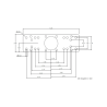 Swivelling arm with universal plate for marine GPS - Horizontal base, universal plate (50.8 x 158.9 mm), arm length 150 mm