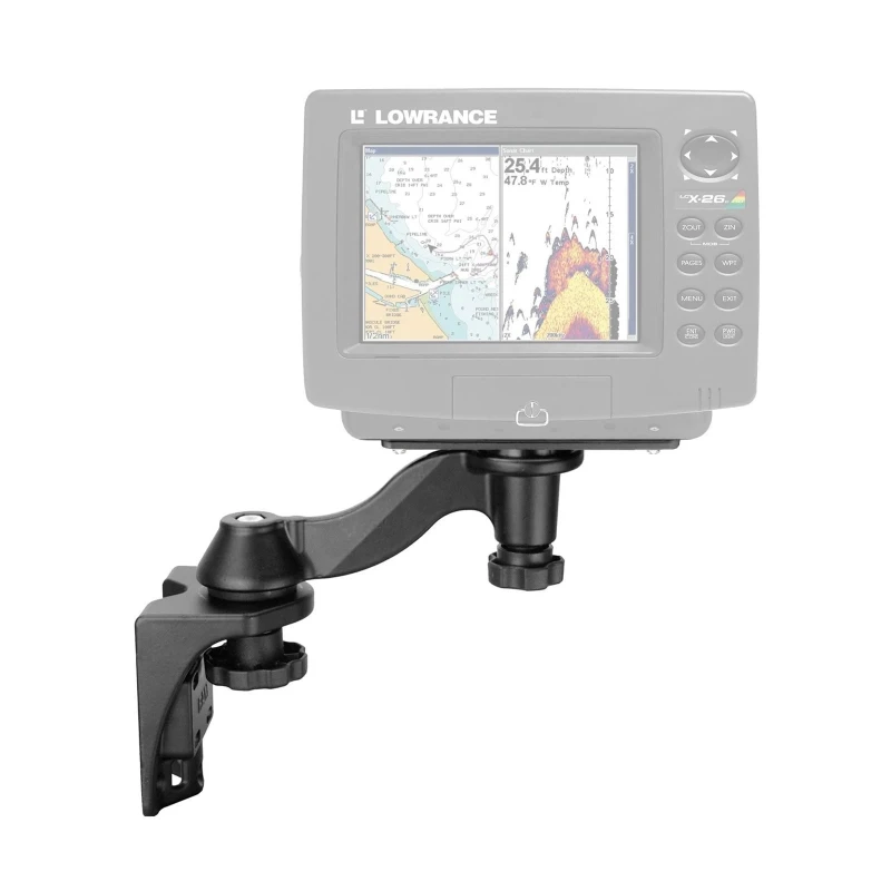 Swivelling arm with universal plate for marine GPS - Vertical base, universal plate (50.8 x 158.9 mm), arm length 150 mm