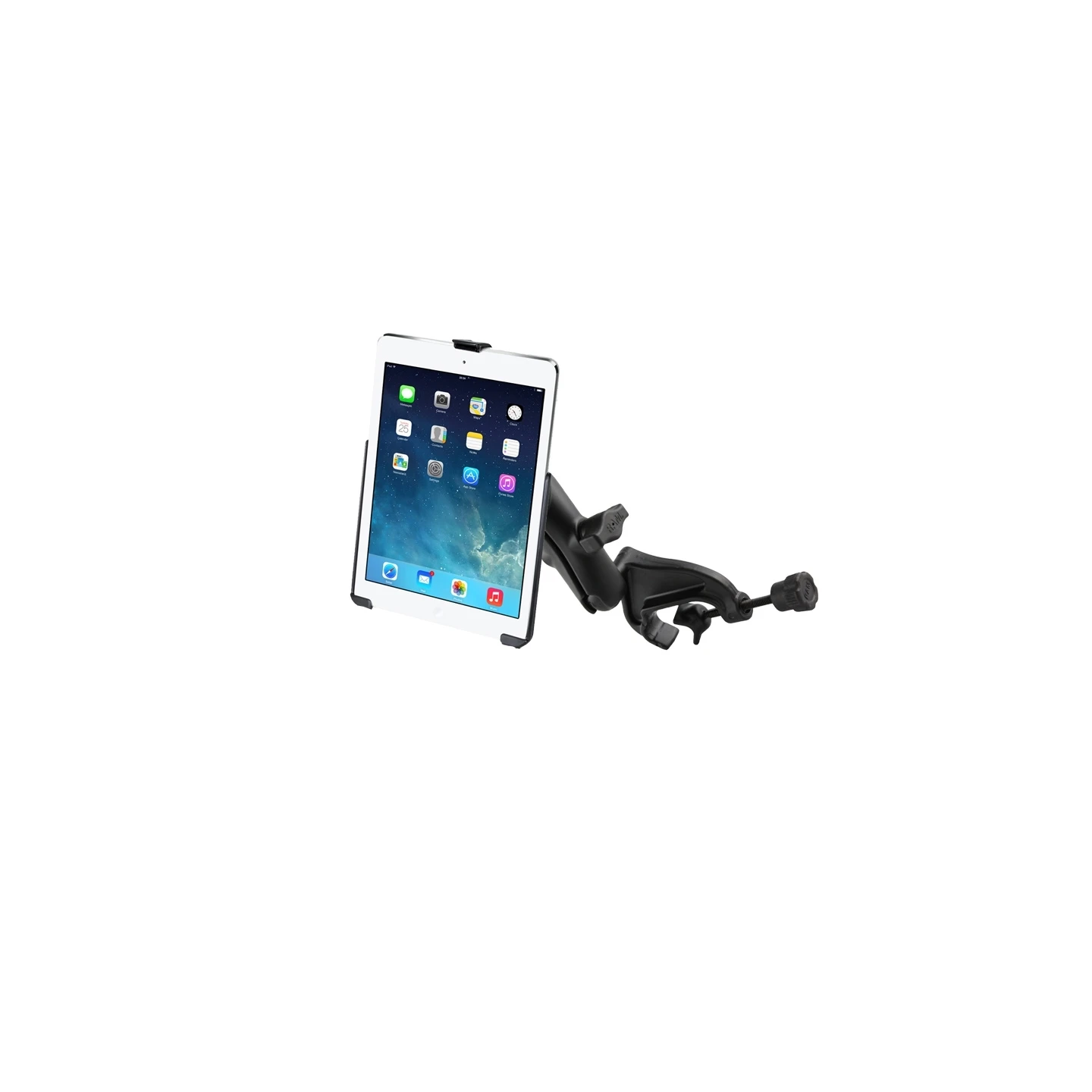 Control horn mount for Apple iPad Air 1-2 / iPad Pro 9.7 (without protective cases) - centre connecting arm