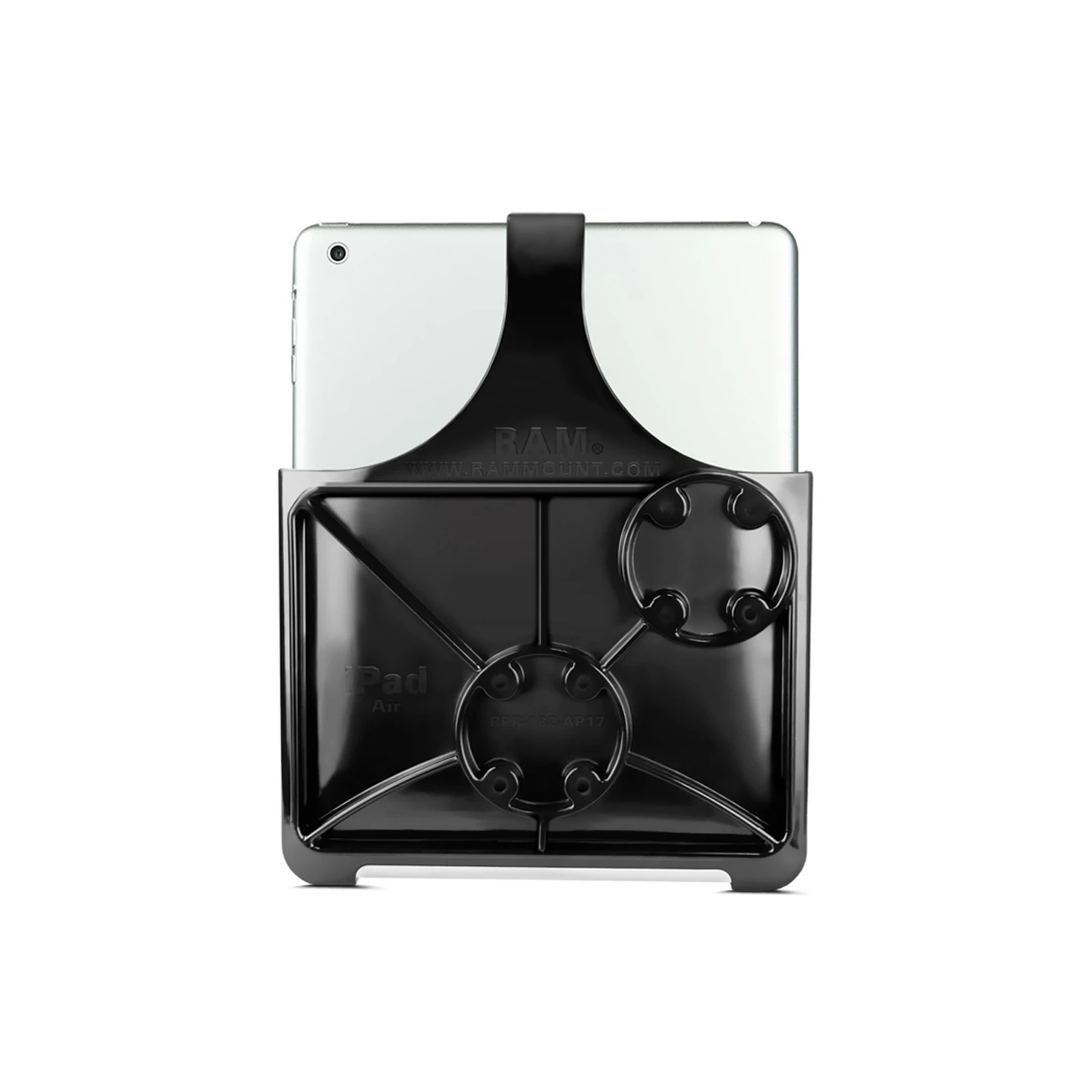 Control horn mount for Apple iPad Air 1-2 / iPad Pro 9.7 (without protective cases) - centre connecting arm
