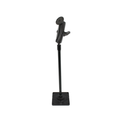 Standfuss mit Stab (ca. 450 mm) und AMPS-Anbindung - mittlerer Verbindungsarm, runde Basisplatte