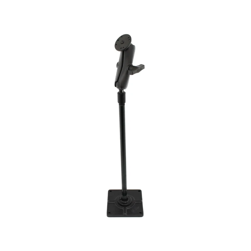 Standfuss mit Stab (ca. 450 mm) und AMPS-Anbindung - mittlerer Verbindungsarm, runde Basisplatte